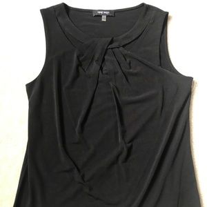 Nine West Cross Front Silky Blouse